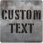 Custom Sign, Custom Street Sign, 11 Font Colors, 13 Font Styles, 4 Hole Options, 22 Sizes, 12x12 Inches, Rust Free DiBound, Fade Resistant, Made in USA by My Sign Center (Grunge Metal)