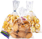 LOKIQNG Cellophane Bags Plastic Treat Bag Clear Cookie Candy Bags with Twist Ties for Party Favor Bag(100 Pack, 5x7inch)