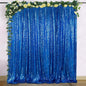 ShinyBeauty Sequin Curtain Royal Blue 4FTx8FT Sequin Photo Backdrop Royal Blue Sequin Backdrop Curtain Glitter Photography Backdrop Bridal Shower Backdrop for Wedding