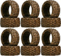 Decorative Cane Napkin Rings Set of 12 - Hand Woven Napkin Holders for Farmhouse, Rustic, Holiday, Wedding, Easter, Thanksgiving, Xmas, Boho & Fall Table Décor (Walnut) - CLEENTABLE