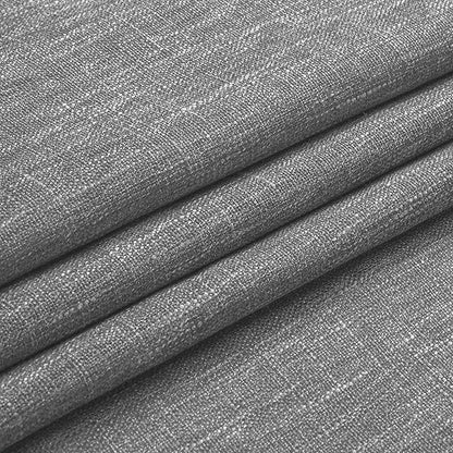 Vision Home Gray Pinch Pleated Semi Sheer Curtains Textured Light Filtering Window Curtains 95 inch for Living Room Bedroom Rayon Blended Charcoal Grey Pinch Pleat Drapes with Hooks 2 Panels 40"Wx95"L