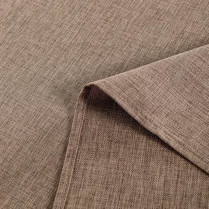 Hiasan Faux Linen Rectangle Tablecloth - Wrinkle and Stain Resistant Washable Table Cloth for Kitchen Dining Room Holiday Table Cover for Party Dinner, Khaki, 54 x 108 Inch