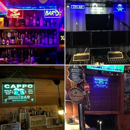 ADVPRO Personalized Your Name Custom Home Bar Beer Established Year Single Color LED Neon Sign 12 x 8.5 Inches st4s32-p11-tm-r