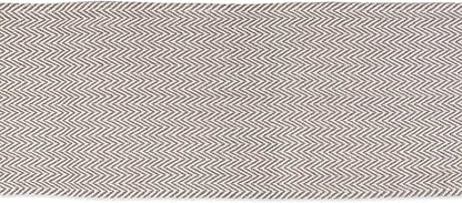 DII Woven Basic Tabletop Collection Chevron Table Runner, 15x72, Gray