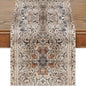 Snycler Table Runner Boho Table Runners Vintage Elegant Farmhouse Table Center Linen Decor for Home Dining Party Entrance (13x72 Inch) Boho-Brown