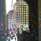Crystal Chandelier Wind Chimes Suncatcher Pendant, Aurora Light Catcher for Window Indoor Outdoor Ornament, Gift for Mothers Day Christmas Day