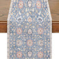 Snycler Table Runner Boho Table Runners Vintage Elegant Farmhouse Table Center Linen Decor for Home Dining Party Entrance (13x48 Inch) Blue