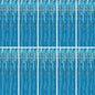 BTSD-home 10 Pack Aquamarine Foil Fringe Curtain Metallic Streamer Party Decorations Photo Booth Backdrop Door Curtains for Wedding Birthday Baby Shower Bachelorette Halloween