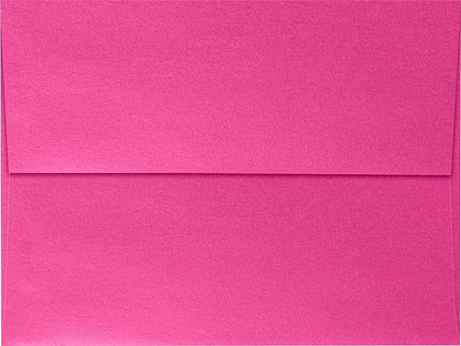 LUXPaper A7 Invitation Envelopes | Peel & Press | 5 1/4" x 7 1/4" | Azalea Metallic | 80lb. Text | 250 Qty