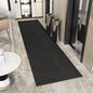Ottomanson 3'11" x 30' Hallway Runner with Scraper Pile - Extra Durable Non-Slip Rug Mat for Indoor & Outdoor Use - Ideal for Kitchen, Entryway & Garage - High-Traffic Carpet, Black