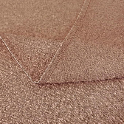 NLMUVW Mocha Linen Tablecloth Rectangle Tables 6ft, Water Resistant Textured Table Cloth Farmhouse Table Cover for Kitchen Dining Coffee, 54 x 96 Inch