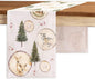 Maison d' Hermine Table Runner 100% Cotton Single Layer Table Runners 60 inches Long for Thanksgiving Christmas Decorations Home Kitchen Dining Party Wedding (Mountain Life, 14.5" x 60")