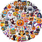 JCFIRE Halloween Stickers for Kids, 100 PCS Halloween Party Favors, Waterproof Cute Vinyl Stickers for Water Bottle Crafts, Party Decorations Supplies, Goodie Bags Stuffers Kids Gift Toys Games Treats