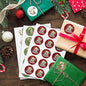 Personalized Christmas Stickers - Custom Name Waterproof Christmas Gift Tags for Gift Box Xmas Holiday Decorations Party Favors - 30 Stickers (Elk)
