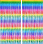 BRAVESHINE Fringe Backdrop Tinsel Foil Curtains - 2 Pack Colorful Metallic Streamers Backdrops for Doorway Decor/80's/90's/Dance/Graduates/Rainbows-Theme/Candylands/Kids Birthdays Party Decorations