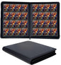 1600+ Pockets Trading Card Binder, 16-Pocket Card Ablum Compatible with MTG,Sports Cards & Other Standard Size Trading Card (BLACK)