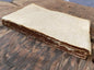 Wanderings Handmade Antique Deckle Edge Blank Paper - 8.25 x 11.7 - A4 Size Package of 50 - Recycled Watercolor Mixed Media Loose Leaf Paper for Writers Invitations Crafts - Thick 150 GSM