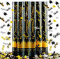 16 inch Graduation Confetti Poppers,Confettis Cannons Bulk with Diploma GRAD Star&Cap Design for Graduation Ceremony Party Favor Supplies,Class Toss Ceremony,Class of 2025 Confetti (2Pack)