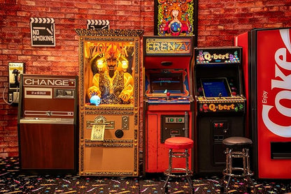 New Wave Toys Zoltar Speaks Mini Replica Fortune Teller Machine, Fully Animated 1/6 Scale with Card Dispenser, USB-C Rechargable