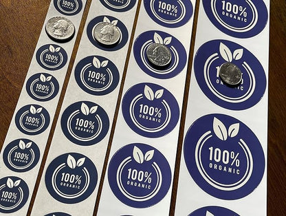 Custom Stickers Label Rolls, Build Your Own Stickers/Labels Any Design Premium Gloss BOPP Custom Sticker, Personalized Stickers for Business Logo, Custom Printed Sticker Labels 50+