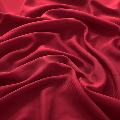VACVELT Wedding Arch Draping Fabric - Burgundy Chiffon, 2 Panels Sheer Drapes, 30 Inch x 20ft Backdrop Curtain for Outdoor Wedding Ceremony Decor