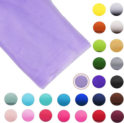Craft And Party, Lavender Fabric Tulle Roll 54 Inch by 40 Yards (120 ft) Fabric Tulle Bolt for DIY Tutu Skirt, Wedding and Decoration (Lavender)