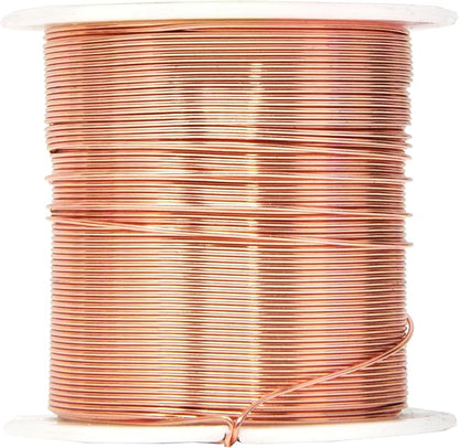 Mandala Crafts 22 Gauge Anodized Aluminum Craft Wire for Jewelry Making - 450 FT Colored Flexible Rose Gold Combo Wire - Bendable for Bonsai Armature Crafting Sculpting