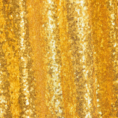 JYFLZQ Gold Sequin Backdrop Curtains 8ft x 8ft 1 Panel Glitter Photo Booth Backdrops Sparkly Photography Background Drapes for Parties Wedding Bridal Showers