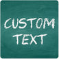 Custom Sign, Custom Street Sign, 11 Font Colors, 13 Font Styles, 4 Hole Options, 22 Sizes, 18x18 Inches, Rust Free DiBound, Fade Resistant, Made in USA by My Sign Center (Chalkboard Green)
