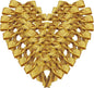 50pcs 1-1/2" Gold Satin Ribbon Bows Without Twist Ties for Gift Wrapping Packing Christmas Decoration (Gold)
