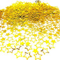 Confetti Star Metallic Foil Confetti Sprinkles for Wedding/Birthday/Festival Party Decorations 1.5OZ(Gold, 24mm&18mm)