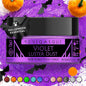 MONÉGASQUE Purple Edible Glitter for Drinks 7g – Violet Edible Glitter for Cakes & Cocktails – Purple Luster Dust for Cake Decorations Spray Sprinkles – Halloween Cocktail & Drink Shimmer Powder