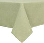 Hiasan Faux Linen Rectangle Tablecloth - Wrinkle and Stain Resistant Washable Table Cloth for Kitchen Dining Room Holiday Table Cover for Dinner, Green, 60 x 84 Inch