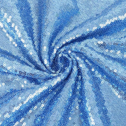Eternal Beauty Baby Blue Sequin Backdrop, 20x10 Ft Glitter Background Curtains for Shimmer Photography Party Wedding Birthday Back Drop Decor