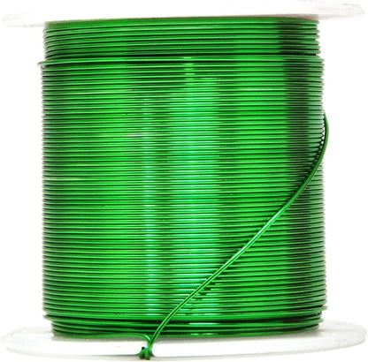 Mandala Crafts 22 Gauge Anodized Aluminum Craft Wire for Jewelry Making - 450 FT Colored Flexible Silver Copper True Blue Pink Ice Blue Green Wire - Bendable for Bonsai Armature Crafting Sculpting