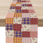 Patchwork Floral Table Runner, Boho Vintage Farmhouse Bohemian Paisley Colorful Flower Table Center Decor for Home Kitchen Dining Patio Holiday Party Table Decorations, 13"x90" Inch