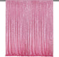 Sequin Backdrop 8ft x 8ft Blush Pink Glitter Backdrop Curtains Glitter Background for Baby Shower Wedding Party Decorations