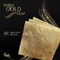 goldz: Edible 99.99% Gold Leaf, Genuine Gold Leaf, 24 Karat Edible gold Sheets. Genuine for Cooking, Art, Food, Steak, Desert, Facial.