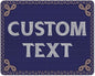 Custom Sign, Custom Street Sign, 11 Font Colors, 13 Font Styles, 4 Hole Options, 22 Sizes, 24x30 Inches, Rust Free DiBound, Fade Resistant, Made in USA by My Sign Center (Fauxsaic 1)