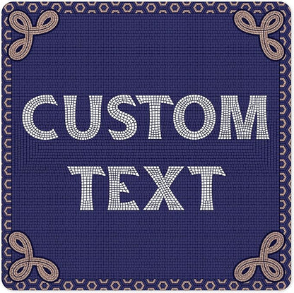 Custom Sign, Custom Street Sign, 11 Font Colors, 13 Font Styles, 4 Hole Options, 22 Sizes, 18x18 Inches, Rust Free DiBound, Fade Resistant, Made in USA by My Sign Center (Fauxsaic 1)