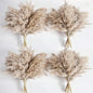 40 PCS Nature Pampas Grass Bouquet Decor - Boho Flowers and Feathers for Centerpieces, Perfect for Floor Vase Fillers, Home Decor, Living Room, and Wedding Decor