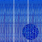 3 Pack Foil Fringe Backdrop - Laser Royal Blue Shiny Tinsel Curtains for Party Decoration/Photo Booth Props - 3.3x8.2 FT Metallic Foil Backdrop for Birthday, Wedding, Graduation, Christmas