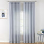 Vision Home Chambray Blue Pinch Pleated Semi Sheer Curtains Textured Light Filtering Window Curtains 95 inch for Living Room Bedroom Rayon Blended Blue Pinch Pleat Drapes with Hooks 2 Panels 40"Wx95"L