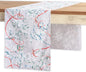 Maison d' Hermine Table Runner 100% Cotton Double Layer Table Runners 108 inches Long for Thanksgiving Christmas Decorations Home Kitchen Dining Party Wedding (Enora, 14.5" x 108")