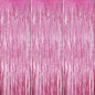 3 Pack Foil Fringe Backdrop - Pink Shiny Tinsel Curtains for Party Decoration/Photo Booth Props - 3.3x8.2 FT Metallic Foil Backdrop for Birthday, Wedding, Graduation, Christmas.