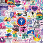200PCS Gymnastics Stickers for Girls, Motivational Gymnastics Vinyl Stickers for Laptops Water Bottles Notebooks Goodie Bags Party Favors Team Rewards