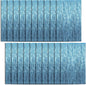 20 Pack Foil Curtain Backdrop Blue Metallic Tinsel Foil Fringe Curtains Photo Booth Props for Birthday Wedding Engagement Baby Shower Bachelorette Christmas Holiday Celebration Party Decorations
