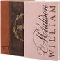 Personalized Leather Journal | Soft Pink, 12 Design | w Text Notebook for Women, Men - Customized Journals to Write In for Women, Diary for Girls - Birthday, Best Friend, Mom, Dad, Office Gift