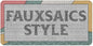 Custom Sign, Custom Street Sign, 11 Font Colors, 13 Font Styles, 4 Hole Options, 22 Sizes, 6x12 Inches, Rust Free DiBound, Fade Resistant, Made in USA by My Sign Center (Fauxsaic 2)
