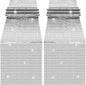 durony 2 Pack Disco Party Table Runner 11 x 108 Inch Mirror Silver Glitter Foil with Sparkle Sequin Table Runner for 70s Bachelorette Parties Disco Cowgirl Party Decorations